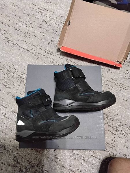 25 Зимні черевики Ecco Urban Mini темно синій термо