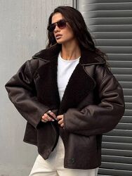 Жіноча дублянка авіатор