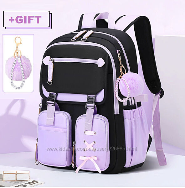 Стильний шкільний підлітковий рюкзак Fashion для дівчинки  5-11 класу