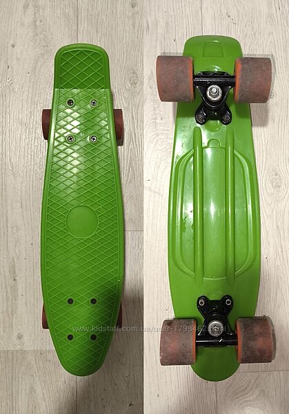 Скейтборд penny board green пенніборд підліток діти