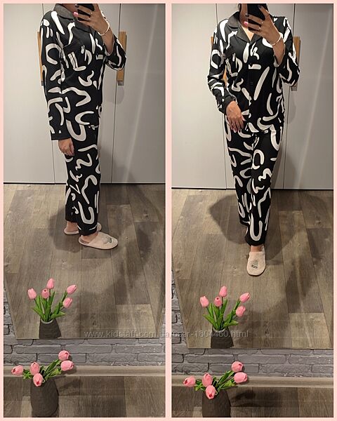 Жіноча піжама рубашка та штани 