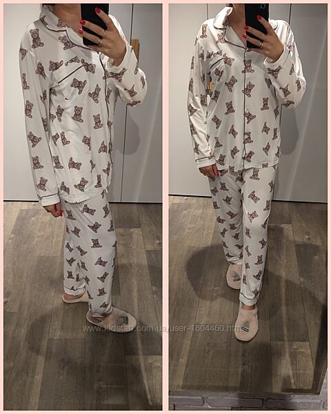 Жіноча піжама рубашка та штани 