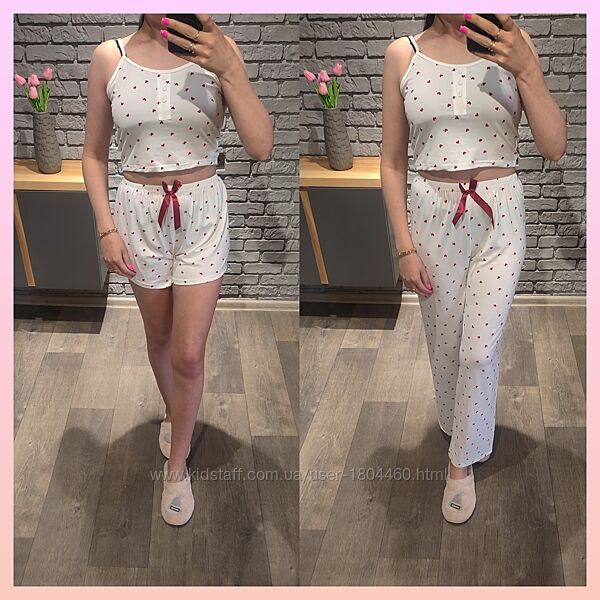 Жіночі піжами трійка