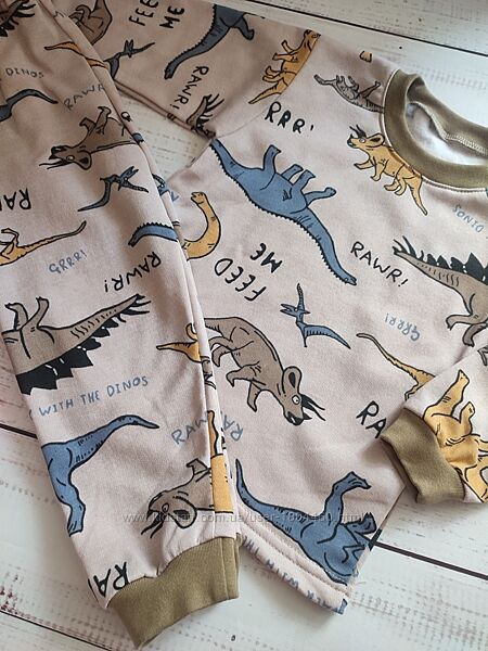 Дитячі піжамки бавовна з начісом