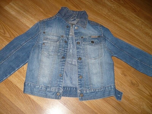 Куртка Пиджак джинсовый на мальчика 110-116р. Мехх 