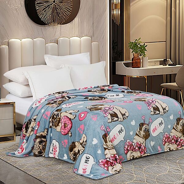 Щильні флісові пледи TM LOVE YOU підліткові