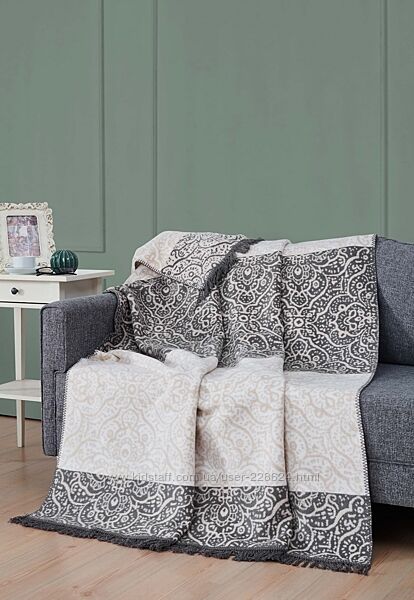 Бавовняні пледи покривала у 3х розмірах ТМ AKSU