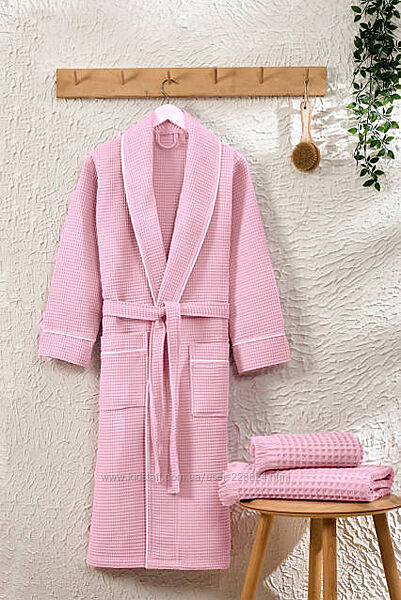 Жіночі вафельні халати  ТМ ZERON Exclusive різні кольори