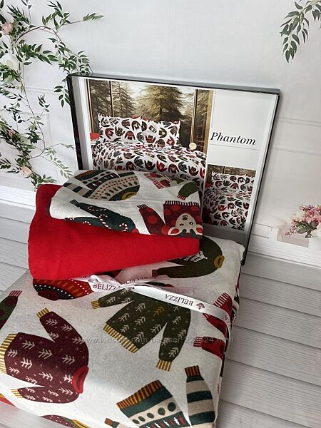 Зимова підліткова постільна білизна з фланелі байки ТМ BELIZZA