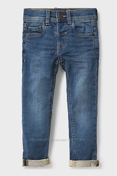 Модные джинсы скинни c&a германия р.134