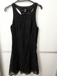  Елегантне, чорне плаття , з кружевом H&M.