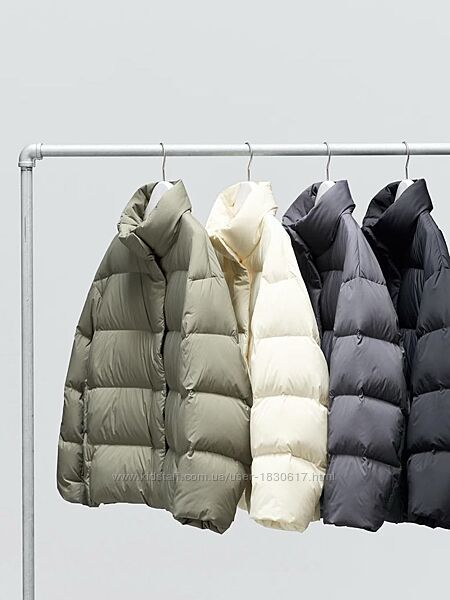 Ультралегкий пуховик -кокон Uniqlo