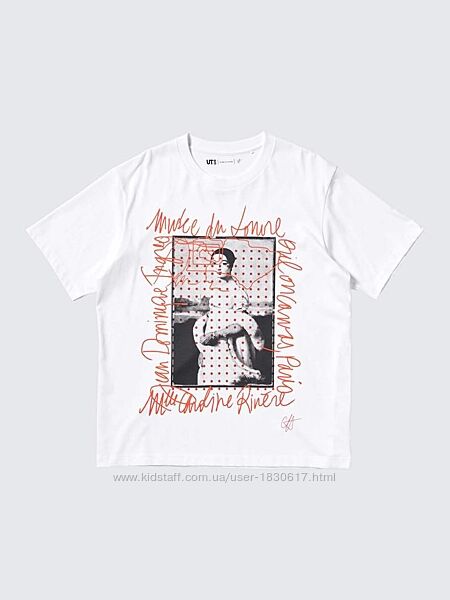 Футболка uniqlo louvre x camille henrot ut