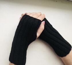 Новогодние рожденственские Вязаные варежки для женщин 