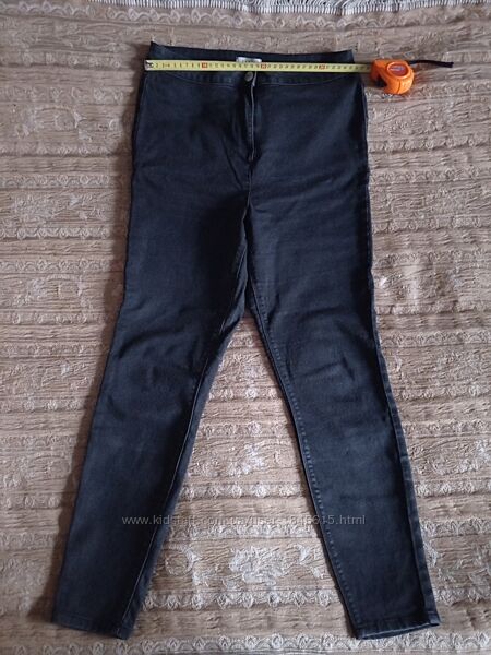 Джинси легкі жіночі чорні Papaya denim талія 76 см