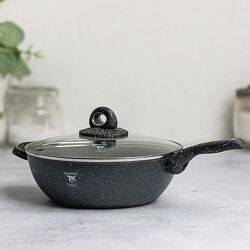  Глибока антипригарна сковорода з кришкою Top Kitchen, 32см