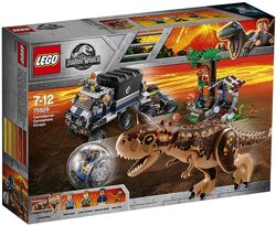 LEGO Jurassic World 75929 Побег от карнотавр в гиросферы