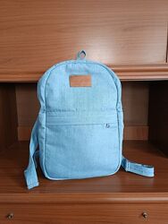Джинсовий рюкзак великий спортивний
