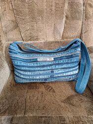 Джинсова сумка торба через плече