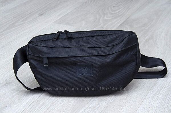 Сумка Herschel Nineteen Cordura Black поясна, водостійка, міцна. 
