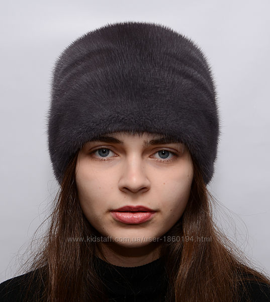 Женская норковая шапка кубанка Пион 065