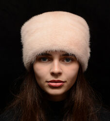 Женская зимняя норковая шапка кубанка Адель 080