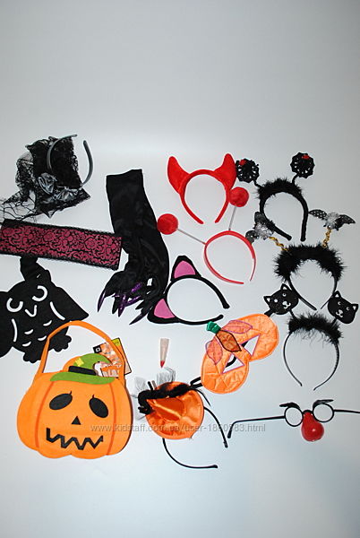Украшения обручи маски повязки на торжество утренник хэллоуин