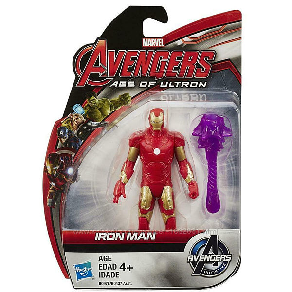 Фигурка Железный человек, Iron Man Marvel Avengers Age of Ultron, Hasbro