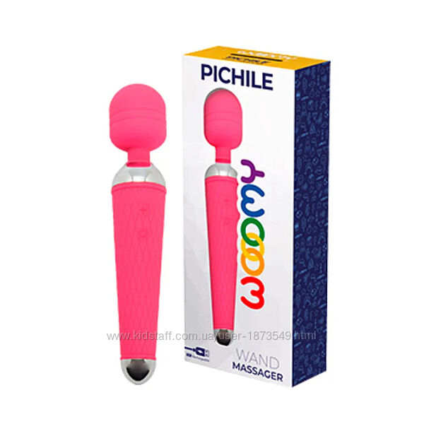 Вибромассажер Wooomy Pichile, мощный, 10 режимов вибрации
