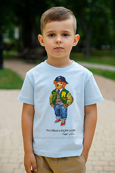 Футболка с мишкой Polo Ralph Lauren