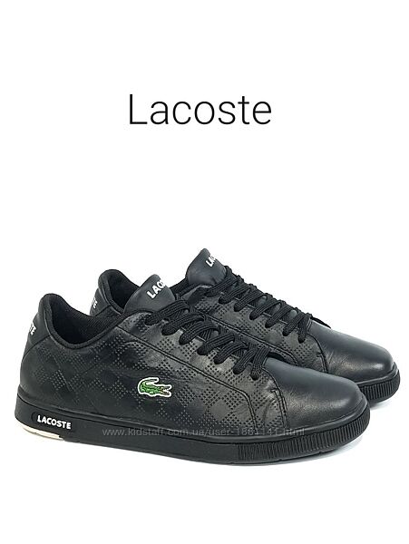 Кожаные кроссовки Lacoste Оригинал