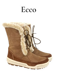 Кожаные зимние сапоги Ecco Sibiria Оригинал