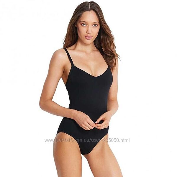 Черный классический купальник seafolly