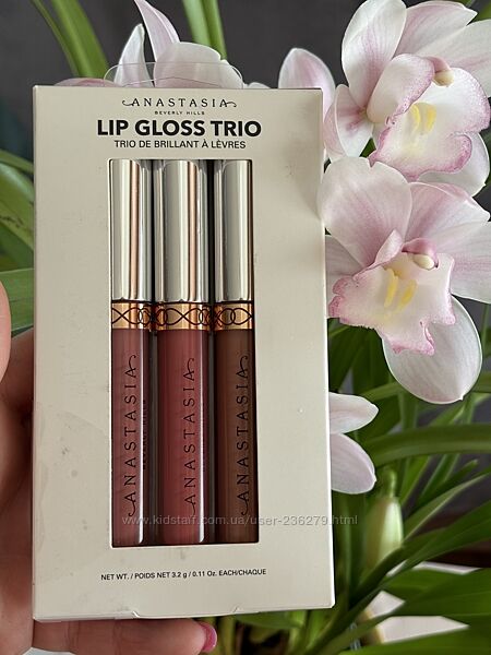Набір з трьох блисків для губ Anastasia Beverly Hills