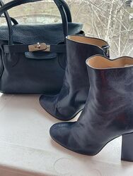 ZARA ботинки натуральная кожа