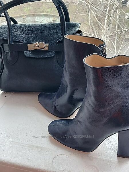 ZARA ботинки натуральная кожа