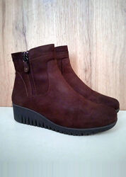 Німецькі натуральні ботильйони, демі напівчеревики, коричневі черевики, 39