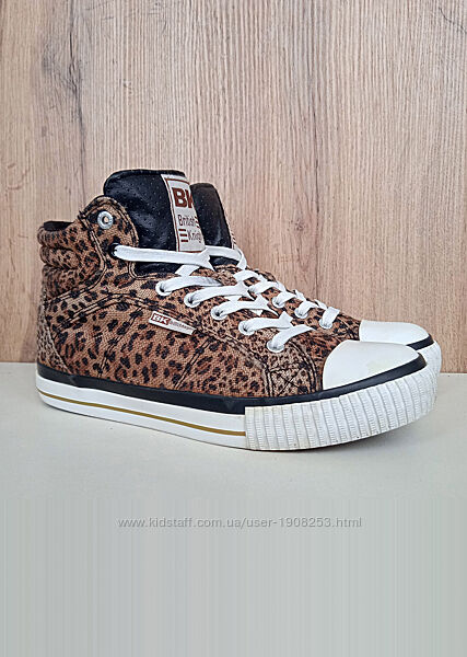 Утеплені кеди, жіночі хайтопи, демі кросівки коричневі, весна осінь, р. 39