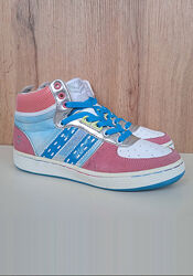 Нові замшеві кросівки, утеплені кеди, жіночі демі хайтопи, осінь зима, р 38