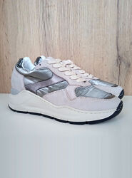 Нові італійські натуральні кросівки, прошиті жіночі кеди, нубук шкіра, р 36