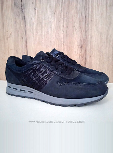 Німецькі нубукові кросівки Medicus, сині жіночі демі кеди, весна осінь, 40