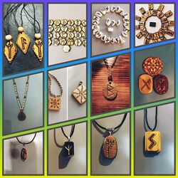 Амулеты рунические наборы рун ручной работы