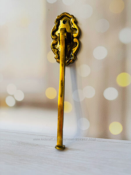 Вінтажний латунний складний вішак для одягу стиль Victorian / Rococo