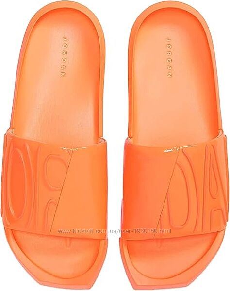 Яскраві оранжеві сланці Nike Jordan Nola Slides. р. 38,5