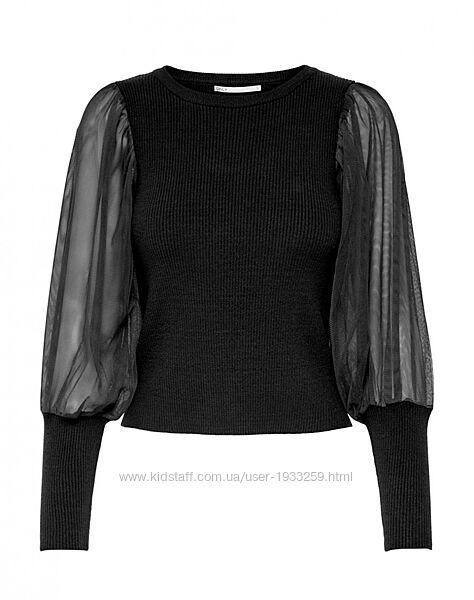 Свитер джемпер светр лонгслив с прозрачными рукавами