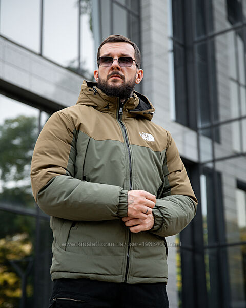 Чоловіча двостороння куртка the north face з утеплювачем