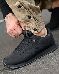 Чоловічі кросівки чорні демі