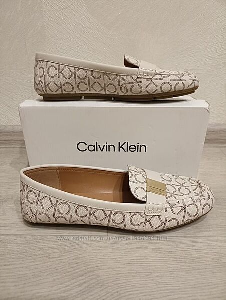 Туфлі-лофери calvin klein lisa flat