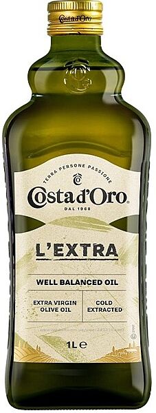 Оливковое масло Costa d&acuteOro Extra Vergine 1л