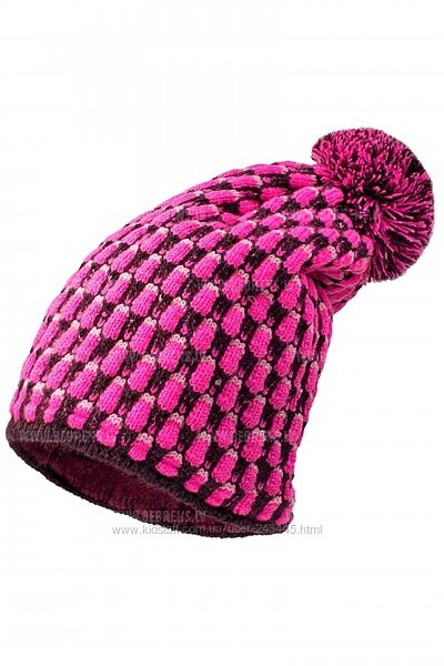 Тепла зимова шапка Lenne Faye р.52,54 малинова, фіолетова